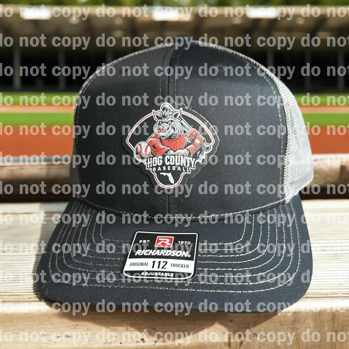 Leatherette patches, custom engraved