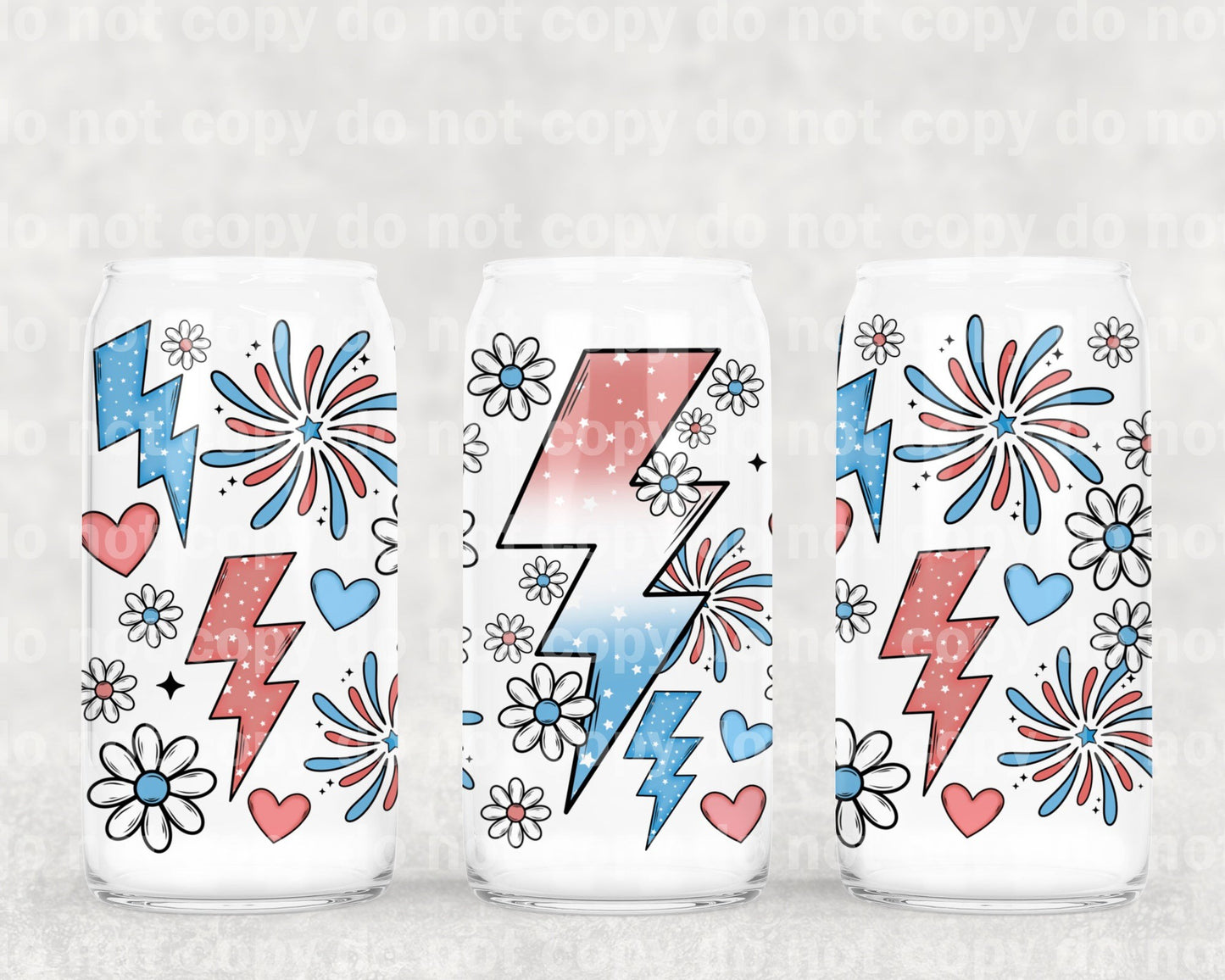 4th of July 16oz Cup Wrap