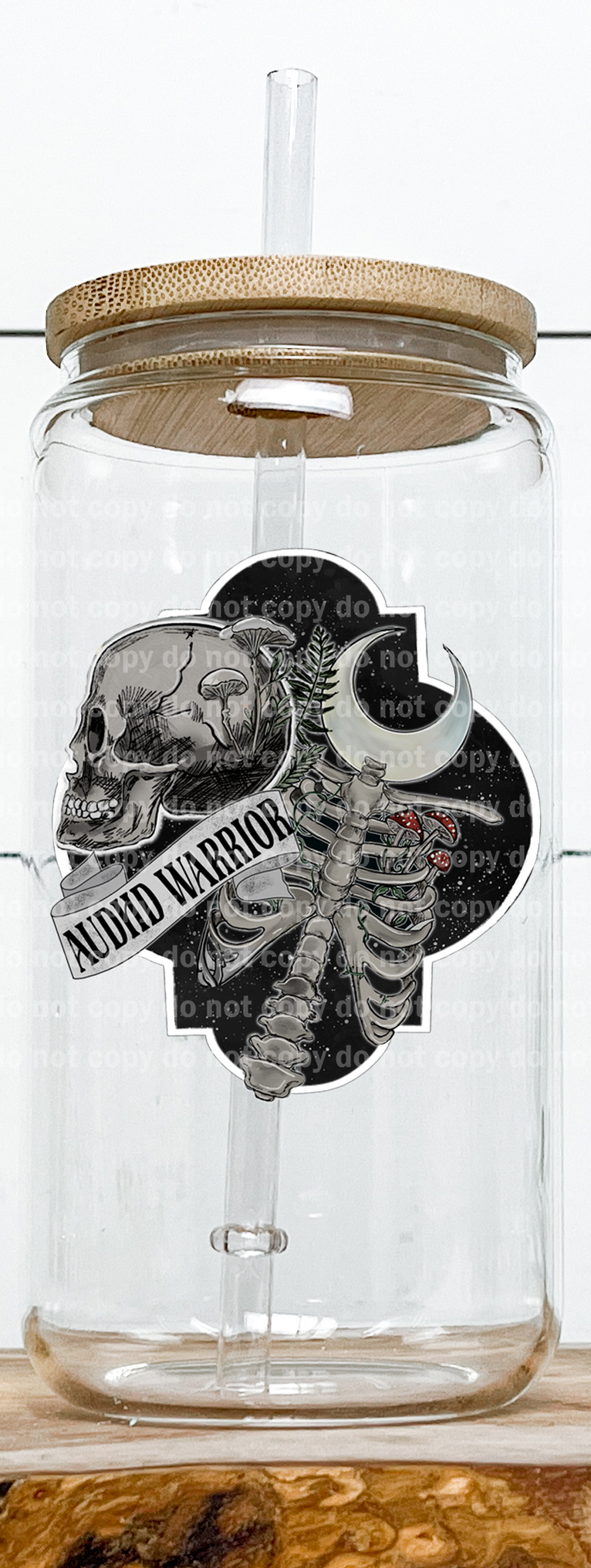 AUDHD Warrior Skull Moon Emblem