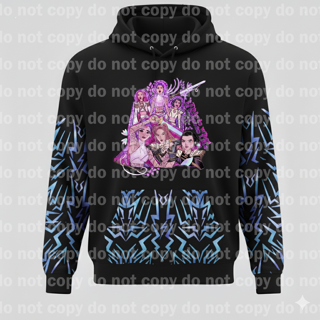 Demon Hunter Girl Pattern block
