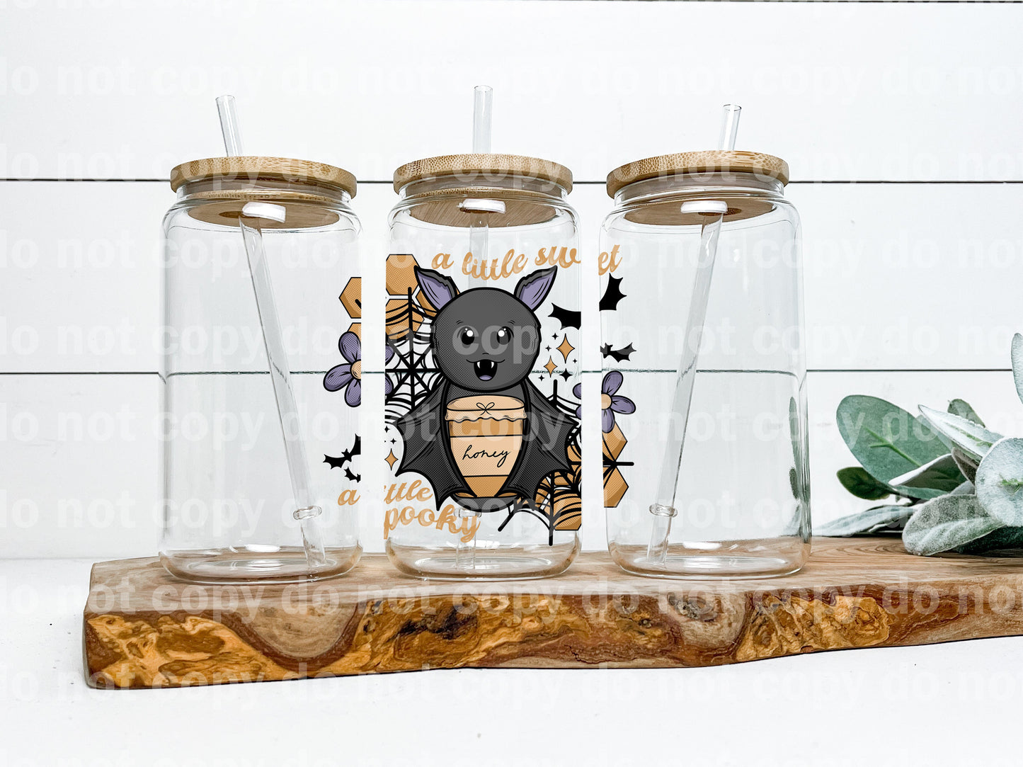 A Little Sweet A Little Spooky Brown Text