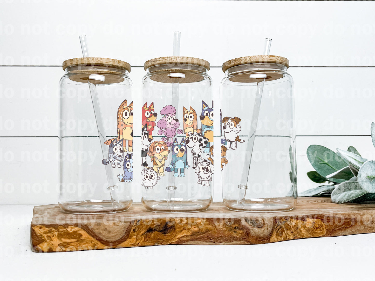 Aussie Dog Friends Decal 4.5 x 2.9