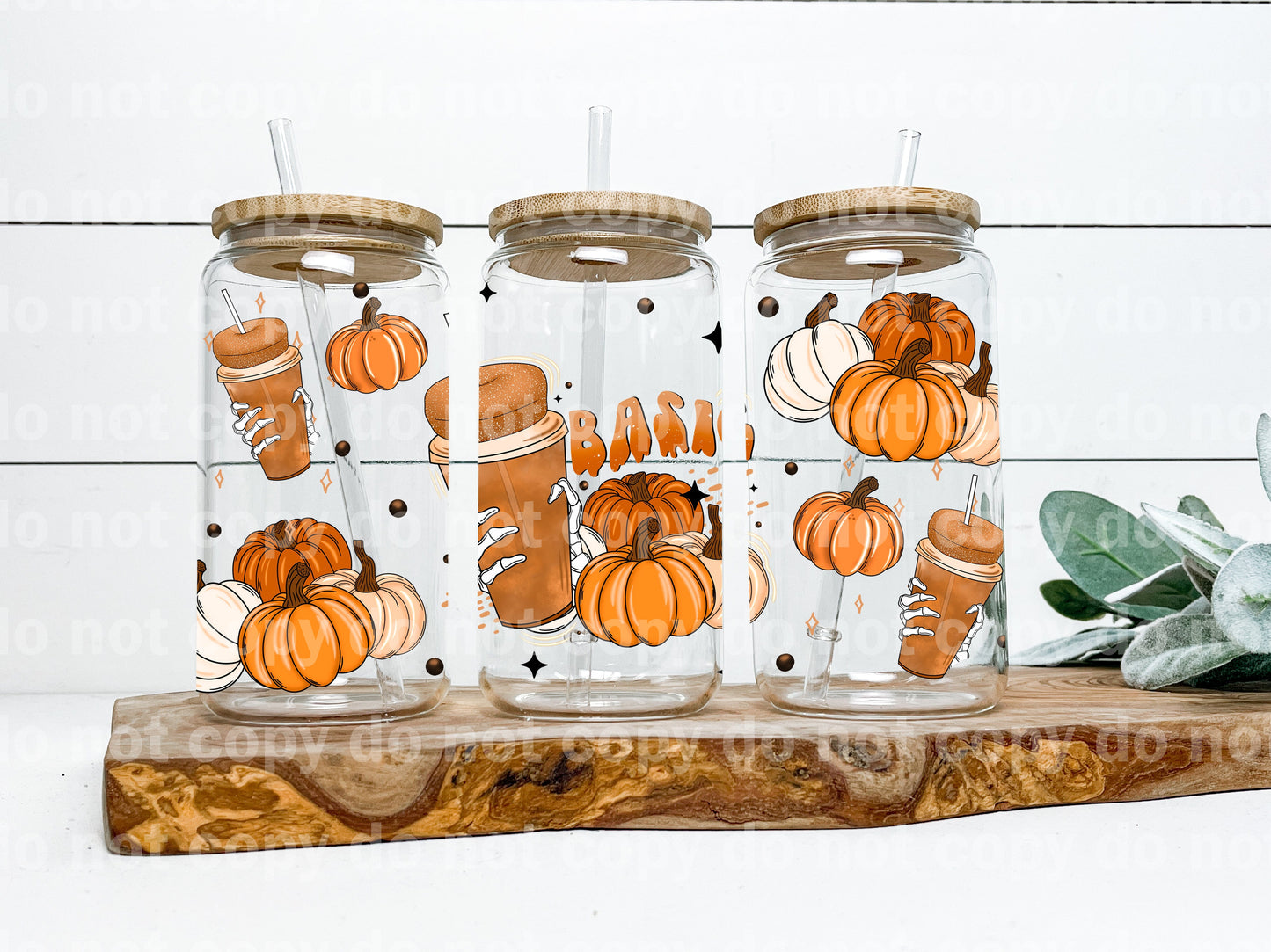Basic Pumpkins 16oz Cup Wrap