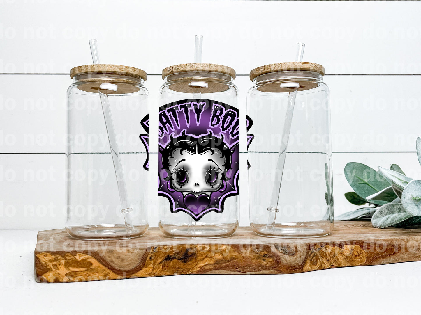 Batty Boo Betty Decal 3.7 x 4