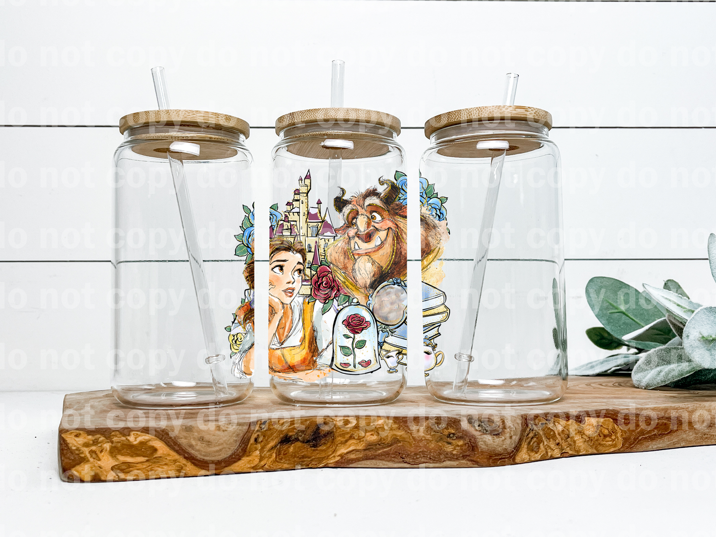 Beauty and Beast Collage