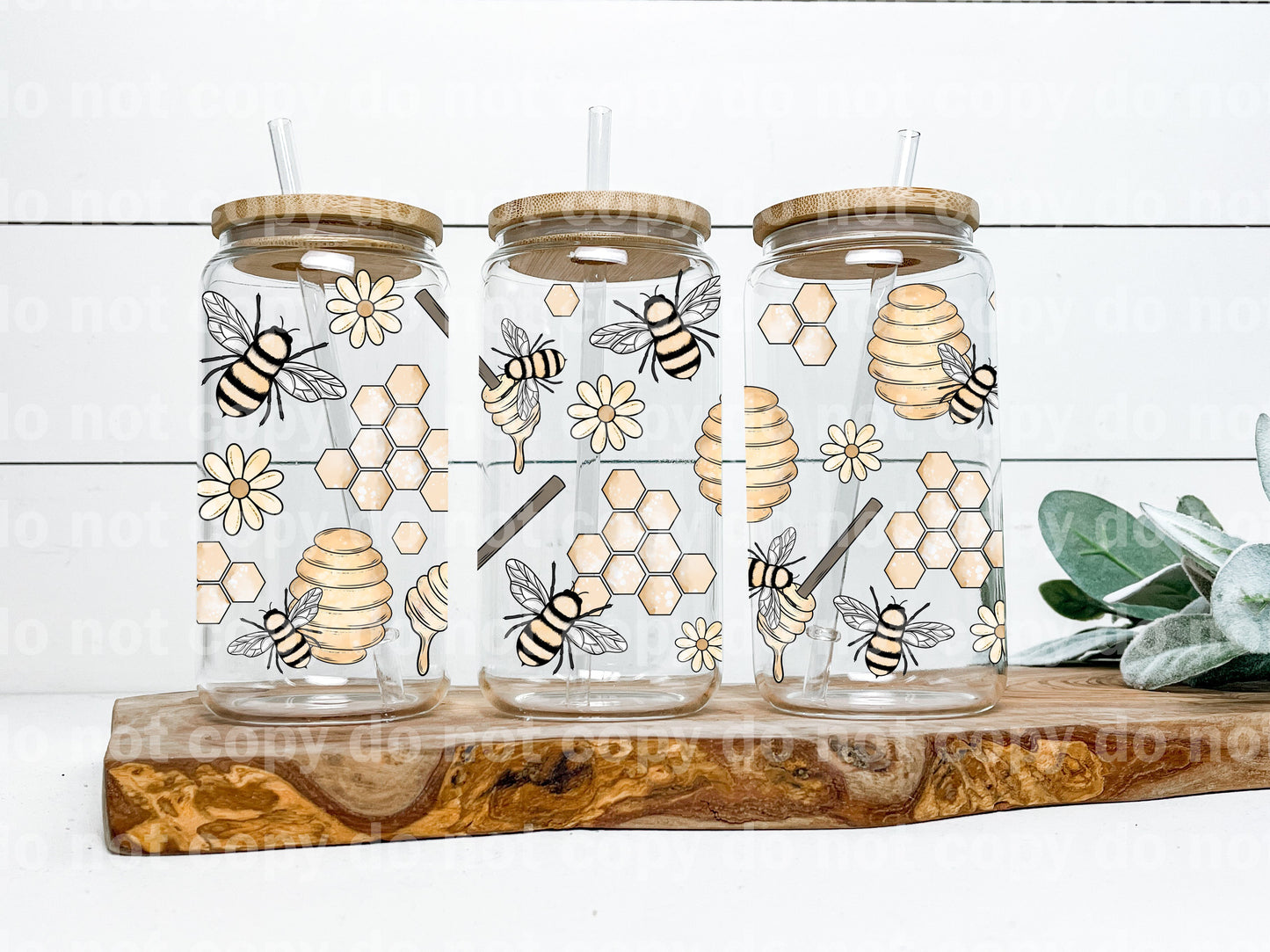 Bees and Honeys 16oz Cup Wrap