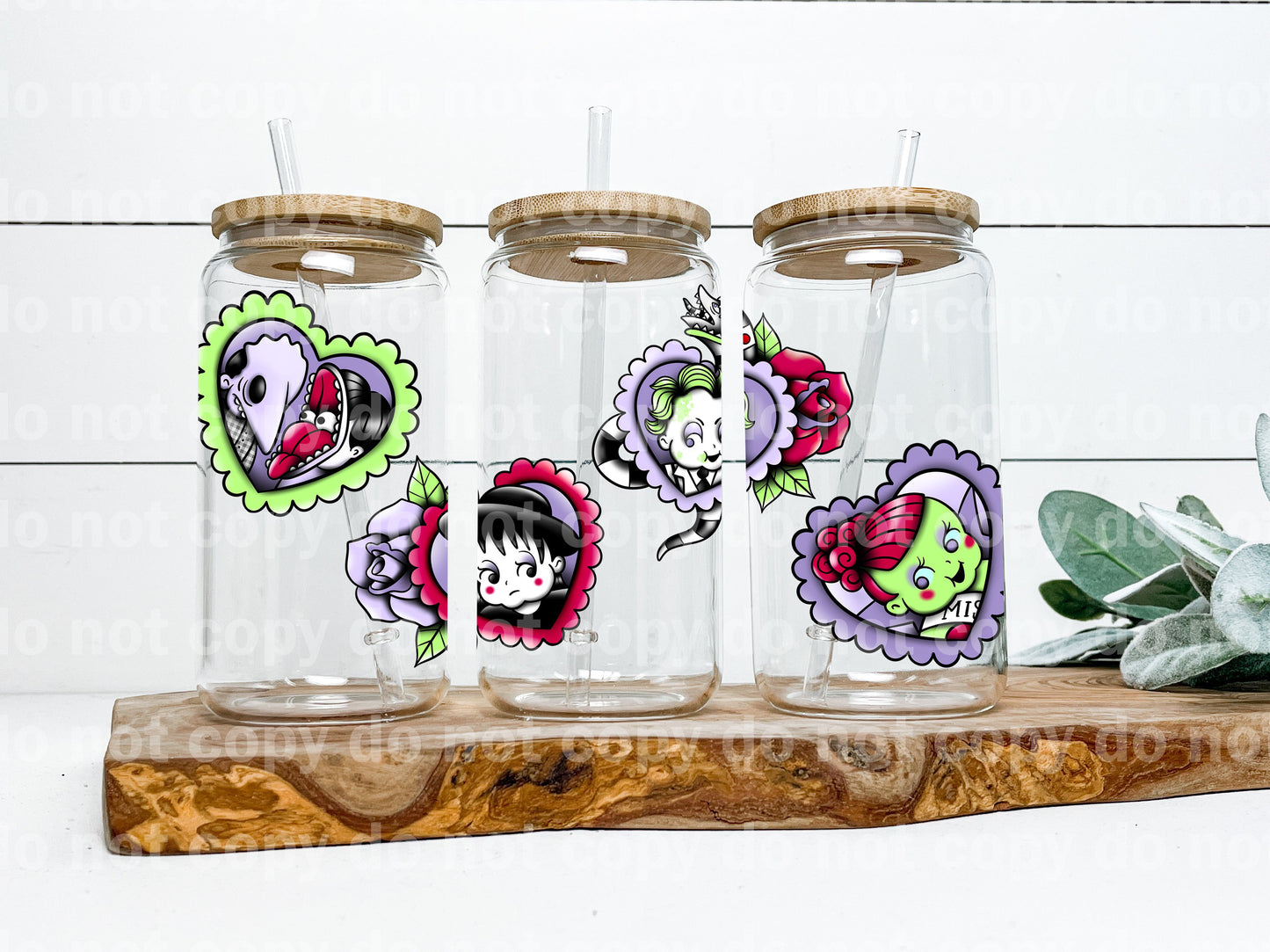 BJ Heart Tatz 16oz Cup Wrap