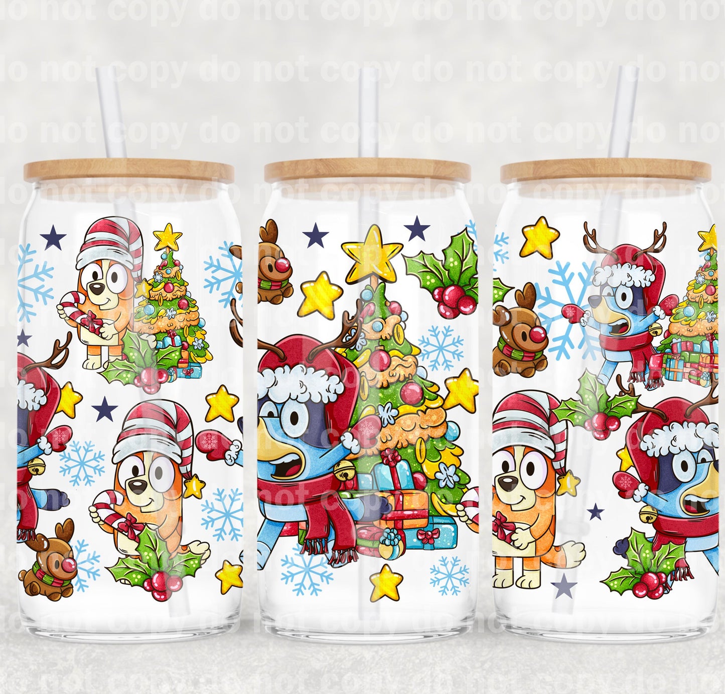 Envoltura de taza Charlie Dog Valentine de 16 oz