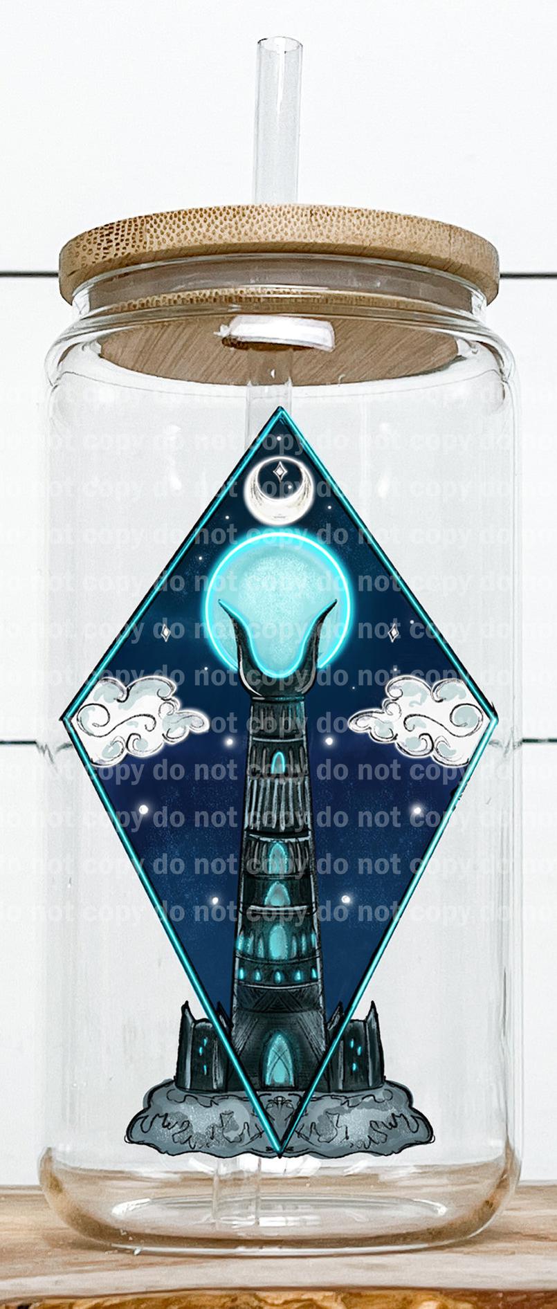Blue Two Towers Diamond