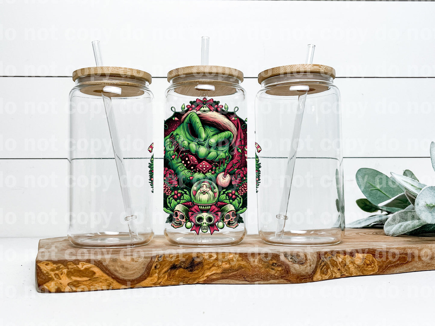 Boogey Christmas Decal 3.7 x 4.5