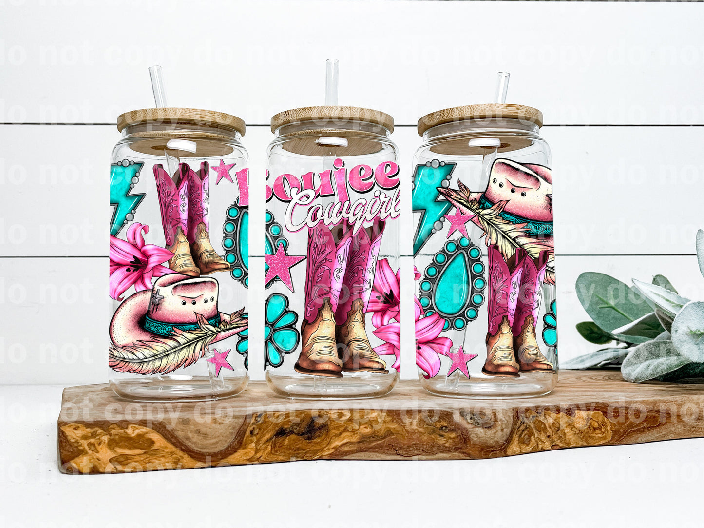 Boujee Cowgirl 16oz Cup Wrap