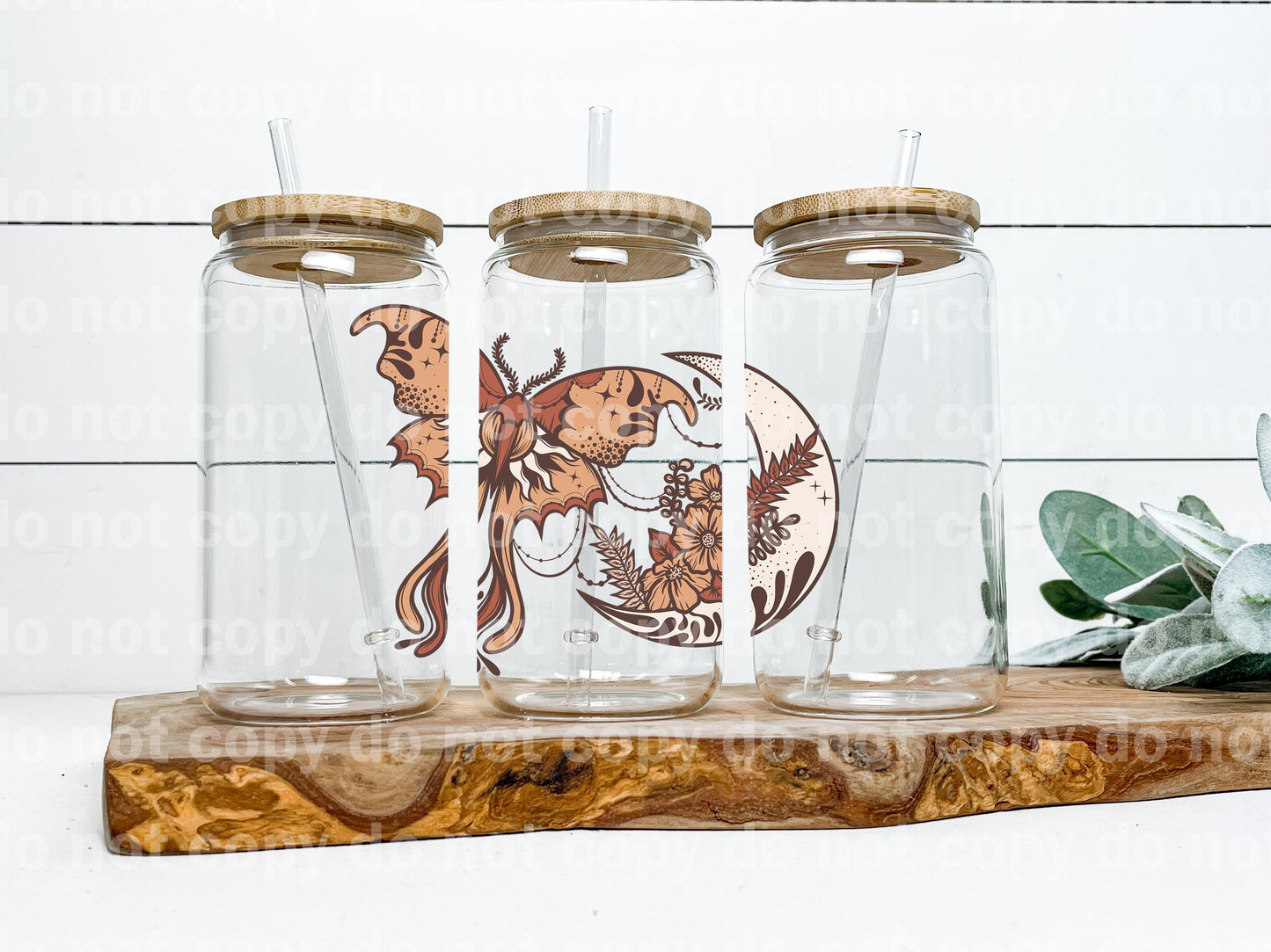 Magic Luna Moth Azul/ Marrón/Púrpura Oscuro Impresión de Sueño o Impresión de Sublimación con Opción de Calcomanía