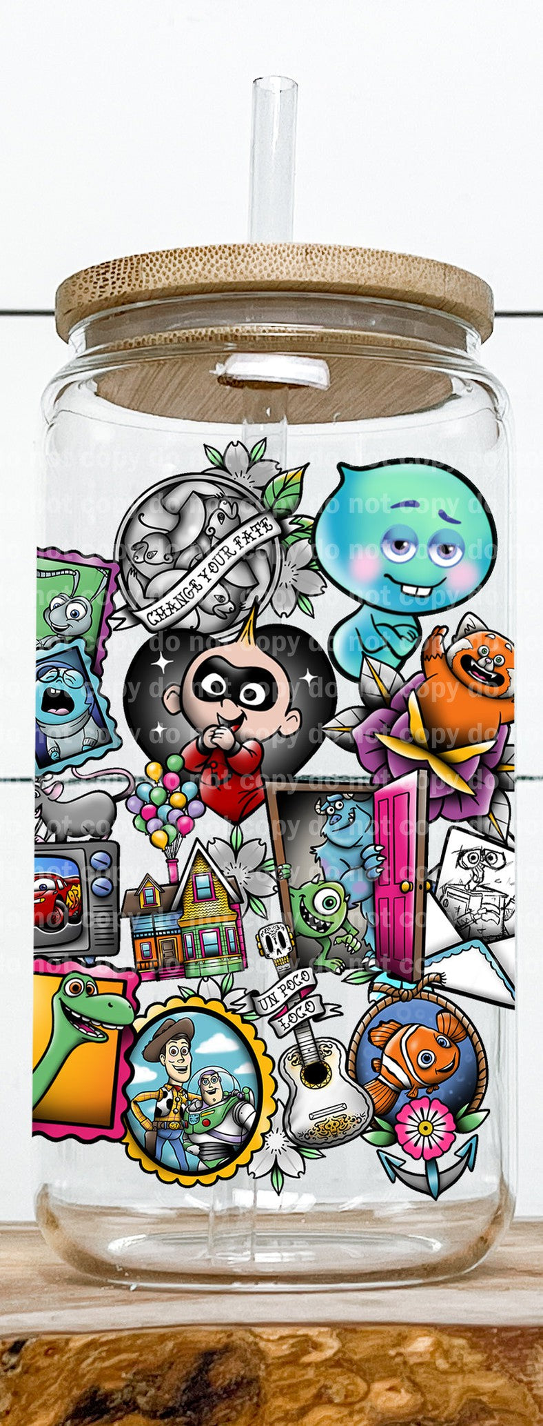 Cartoon Characters Decal 3.5 x 4