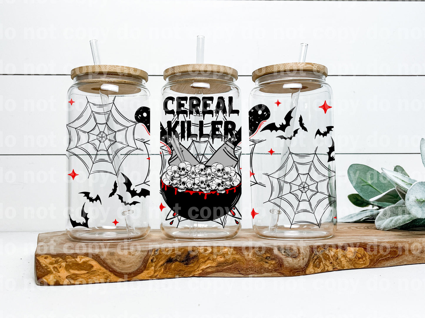 Cereal Killer Black 16oz Cup Wrap