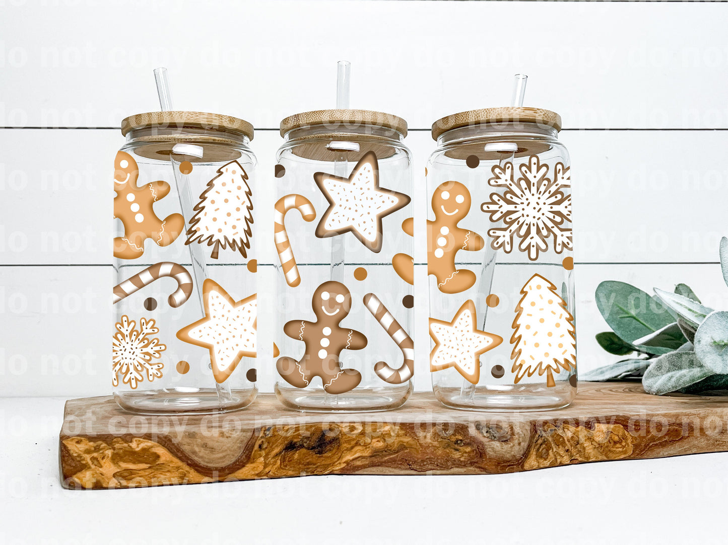 Christmas Cookies 16oz Cup Wrap