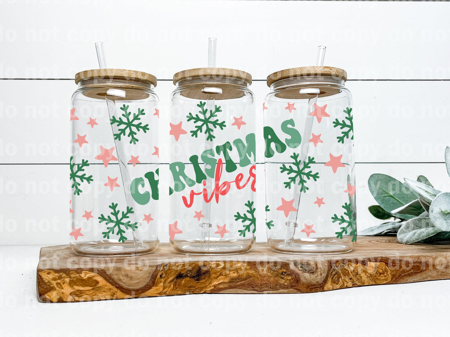 Christmas Vibes 16oz Cup Wrap