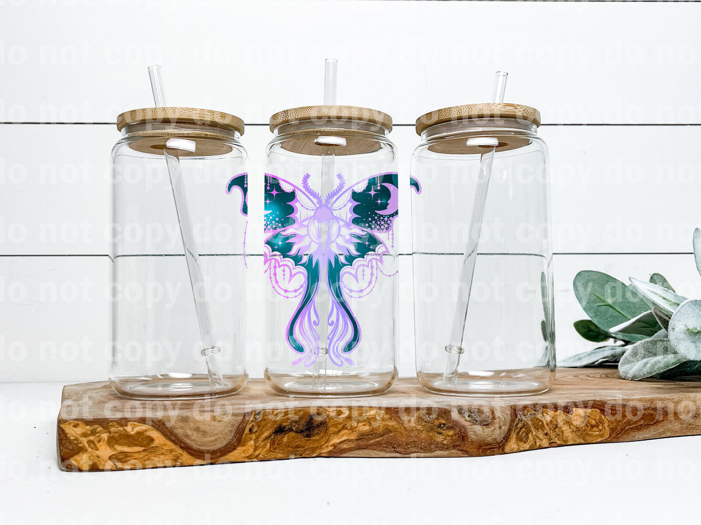 Colorful Mystical Moth Decal 3.7 x 3.7