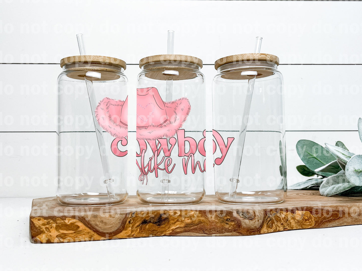 Cowboy Like Me Decal 4.5 x 3