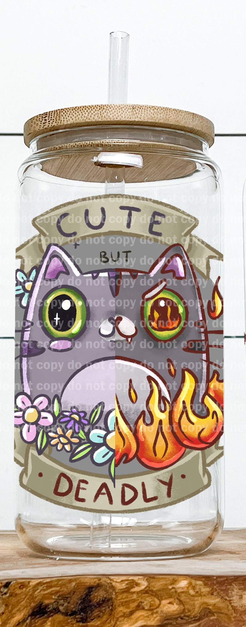 Cute But Deadly Decal 3.6 x 4.4