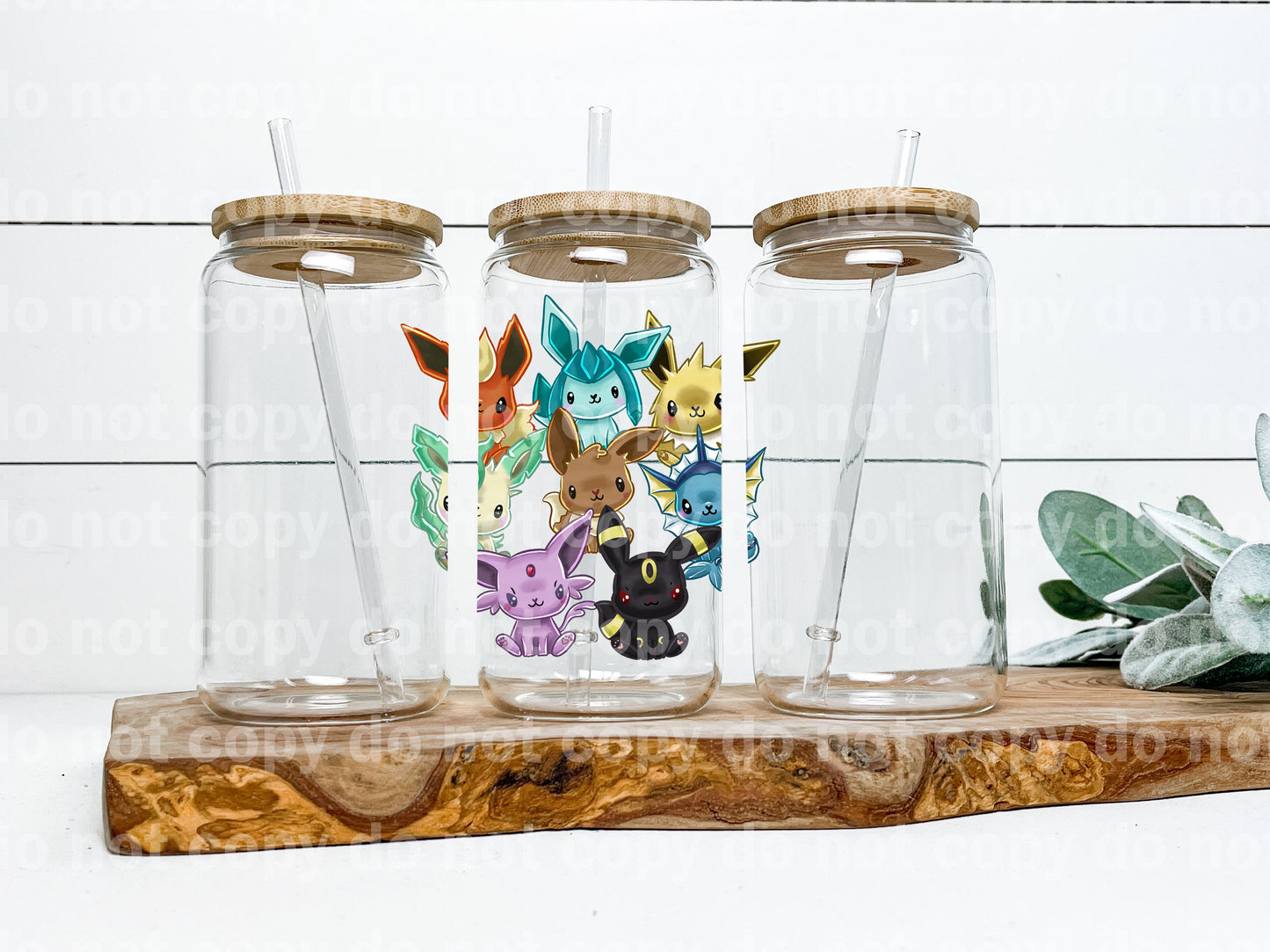 Cute Group Of Pocket Monster Decal 3.6 x 3.5