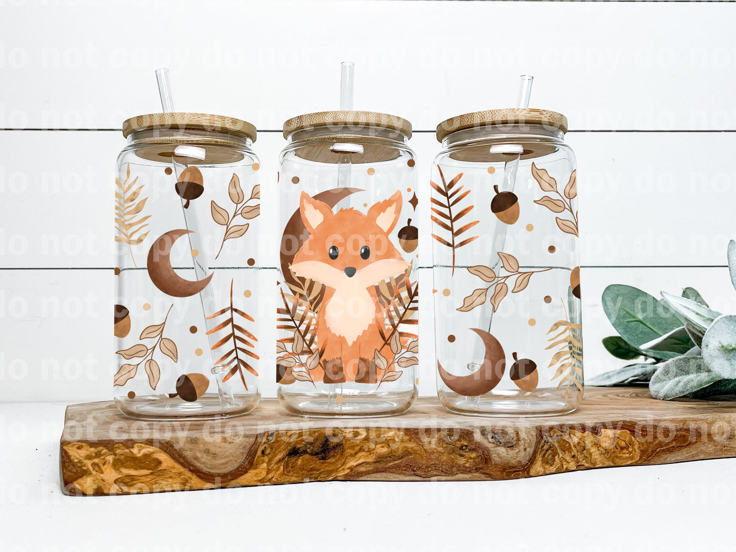 Cute Little Fox 16oz Cup Wrap