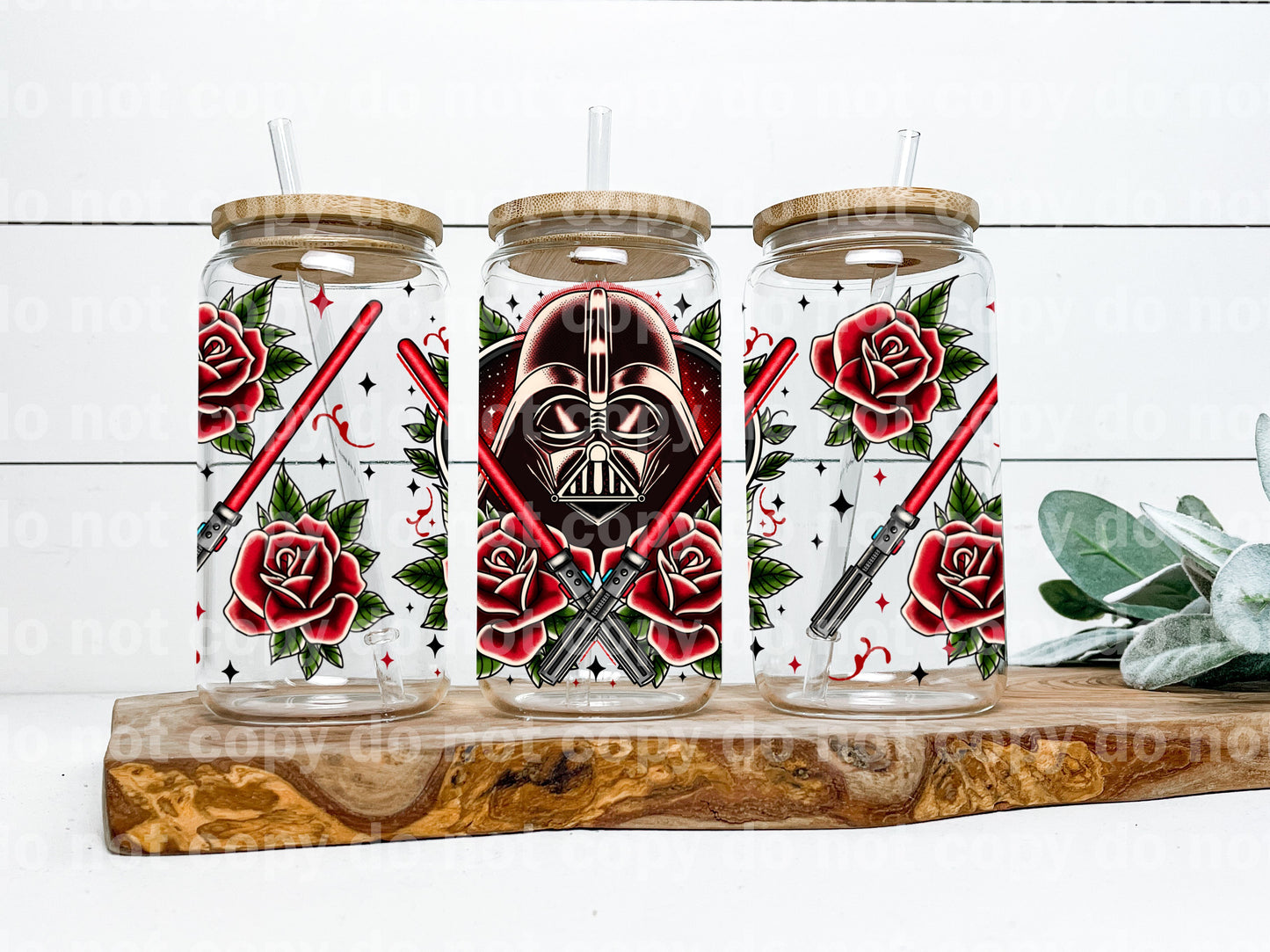 Dark Lord Roses 16oz Cup Wrap