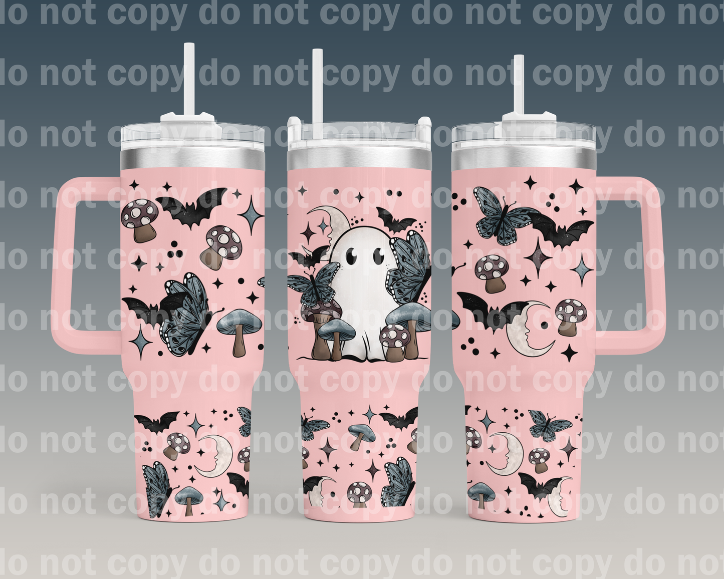 Dark Spring Ghost 40oz Cup Wrap