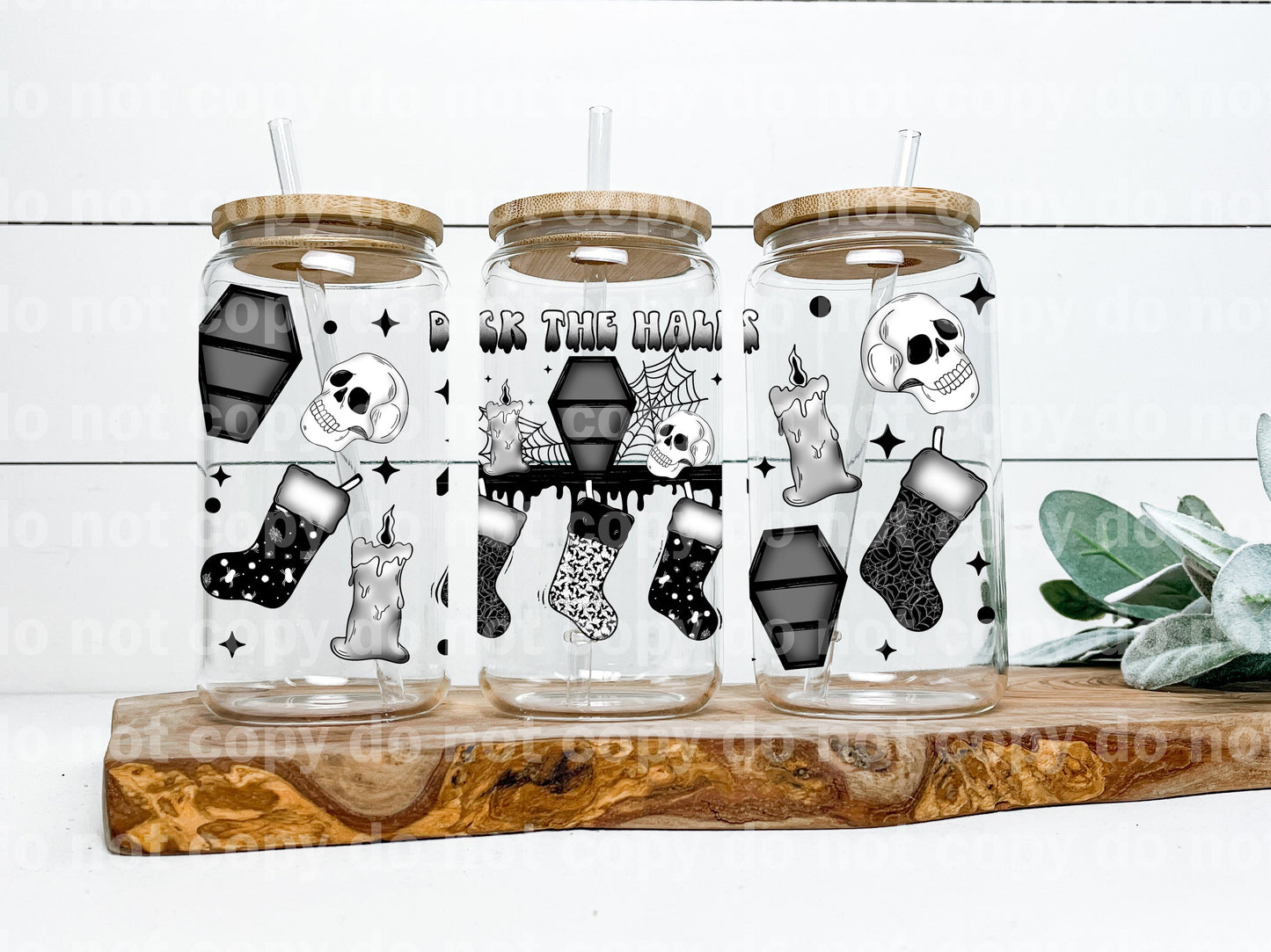 Deck The Halls 16oz Cup Wrap