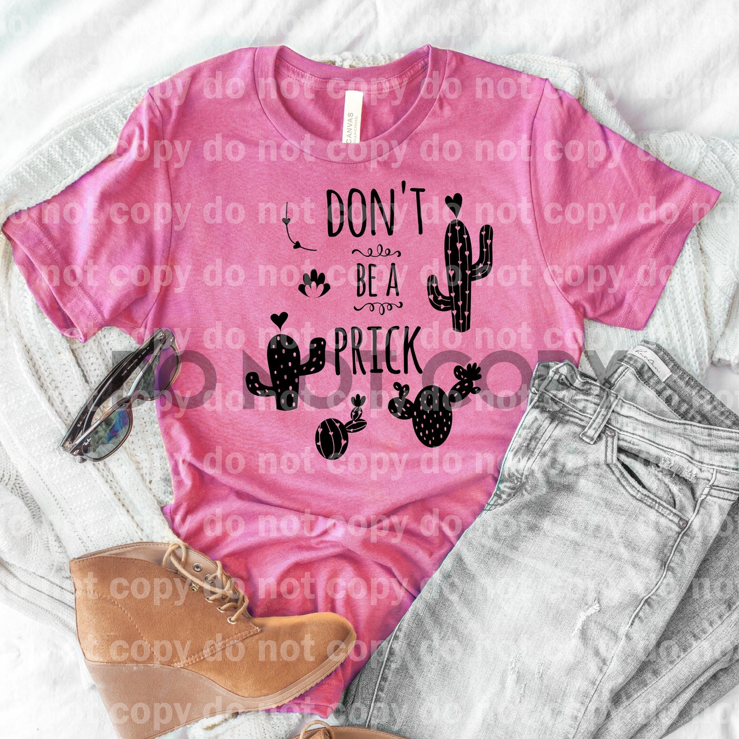 Don't be a prick cactus cacti succulents Dream Print or Sublimation Print