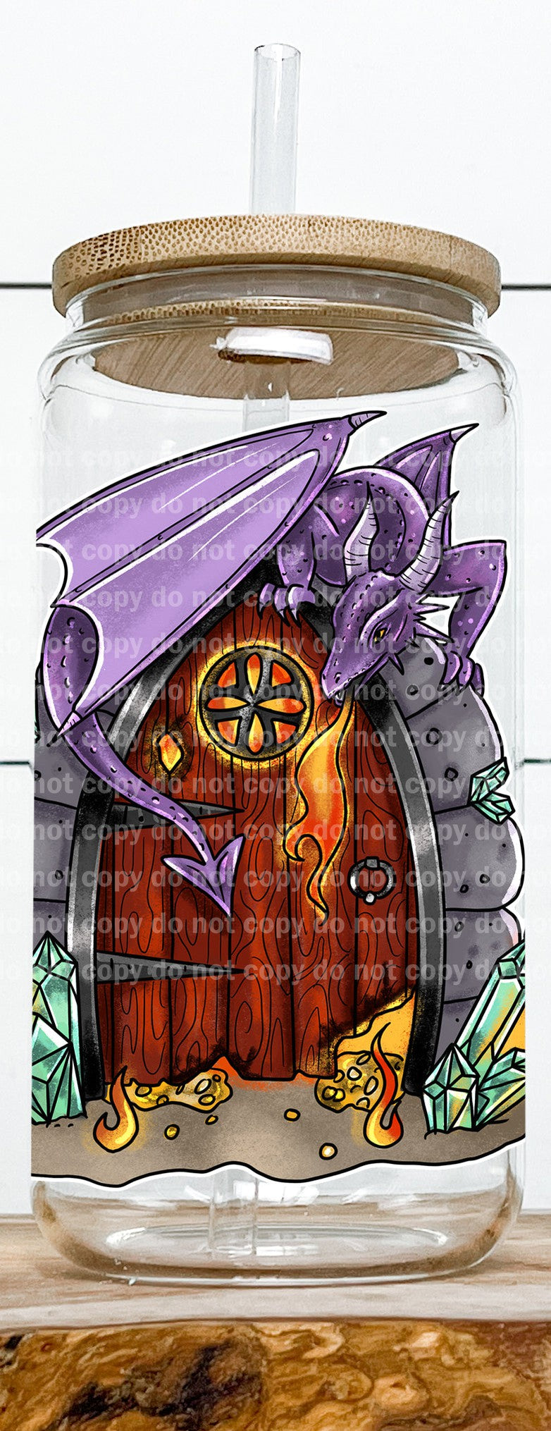 Dragon House Decal 3.5 x 4.3