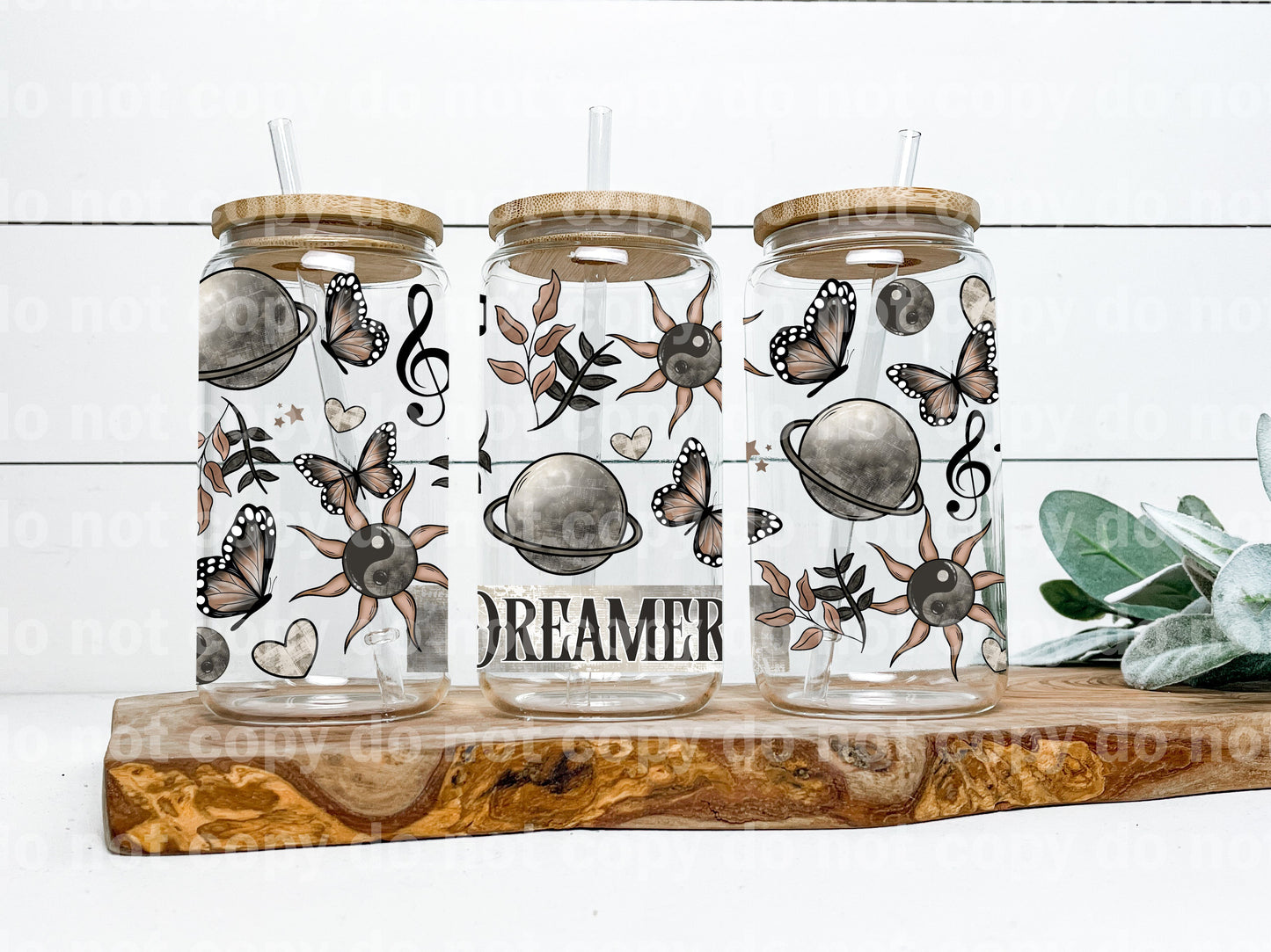 Dreamer Sun and Planet 16oz Cup Wrap