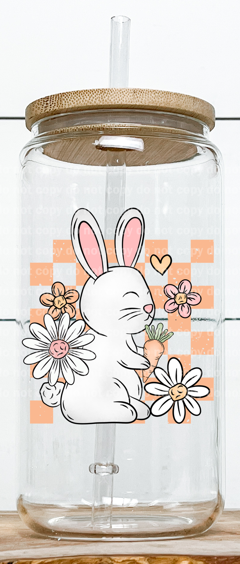 Easter Bunny Checkered