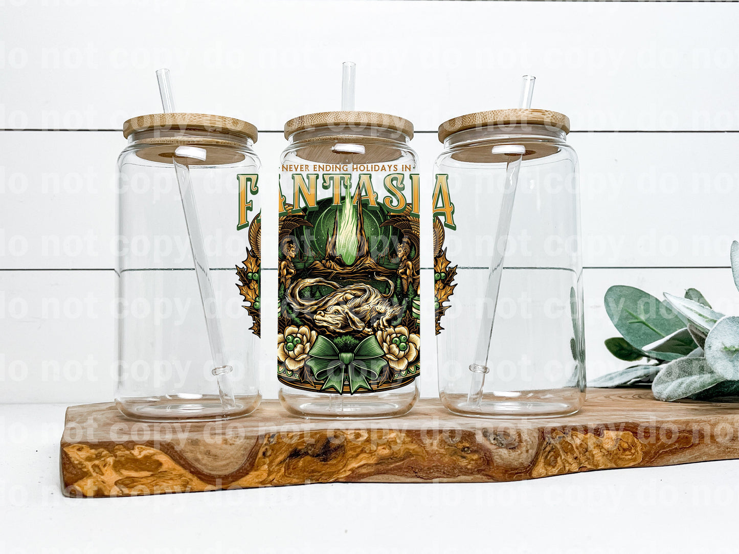 Fantasia Holidays Decal 3.7 x 3.8