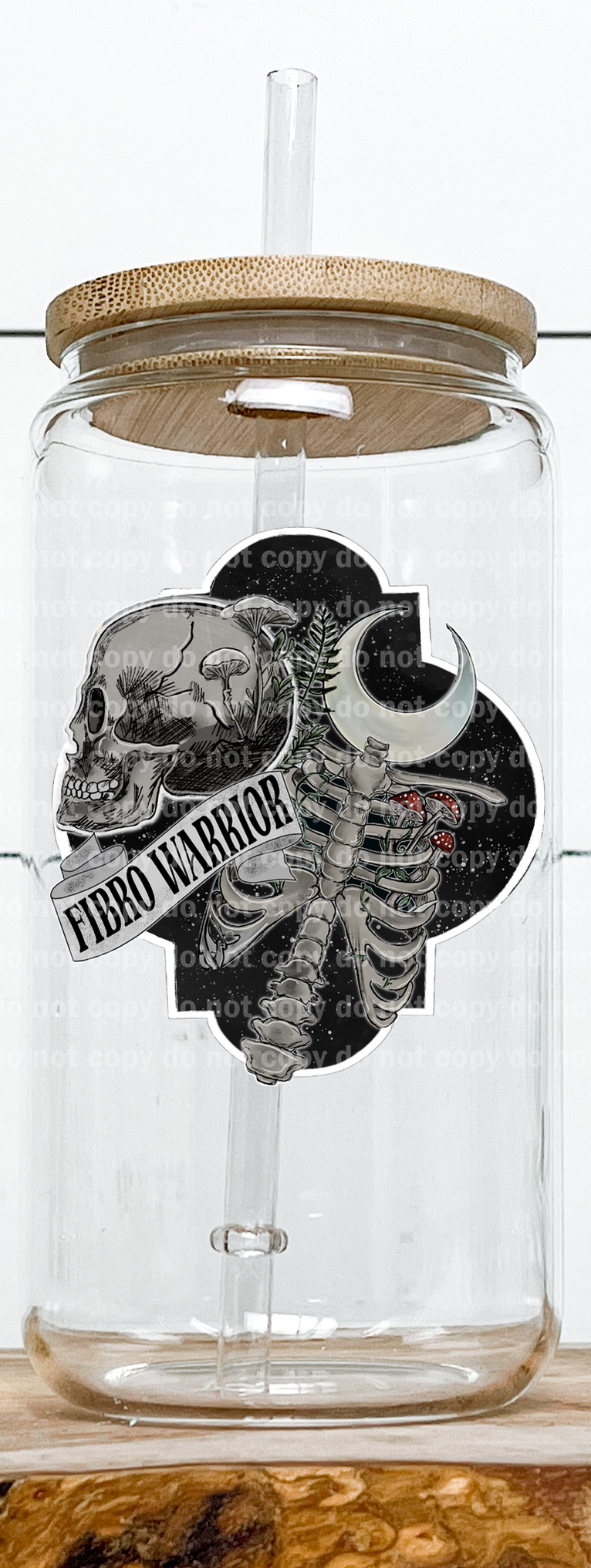 Fibro Warrior Skull Moon Emblem