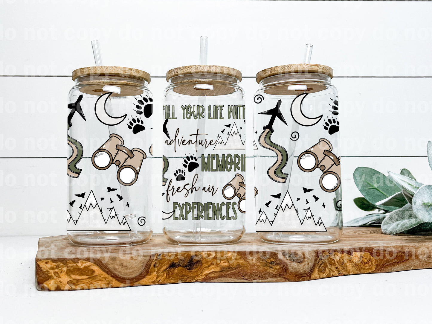 Fill Your Life With Adventure Memories Fresh Air Experiences 16oz Cup Wrap