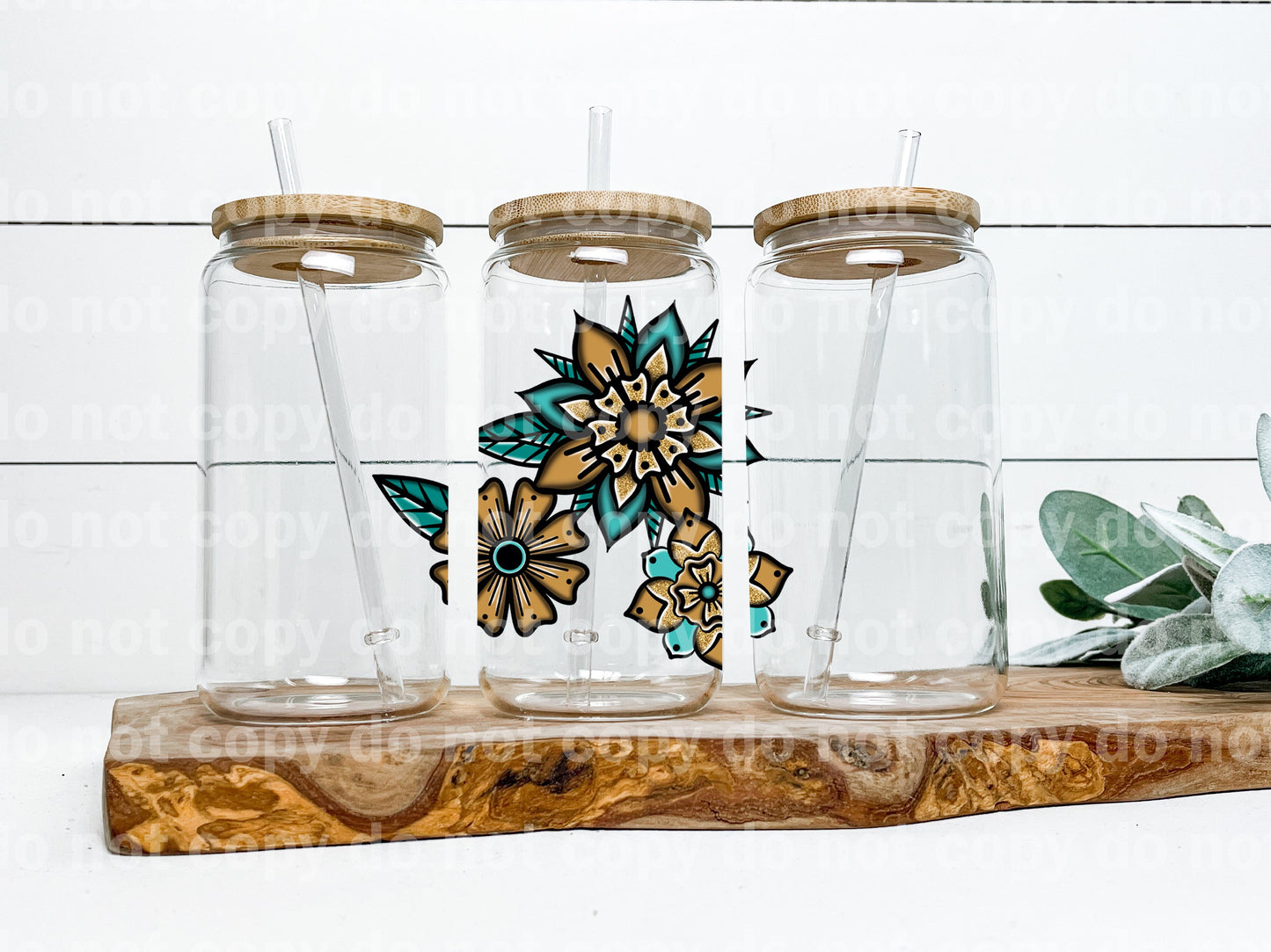 Patrón Floral Amarillo