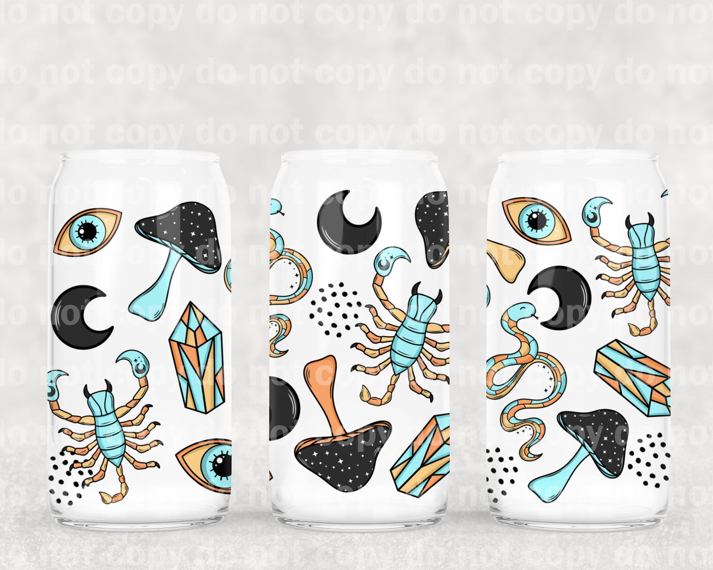 Free Spirit and Wild Soul No Words 16oz Cup Wrap