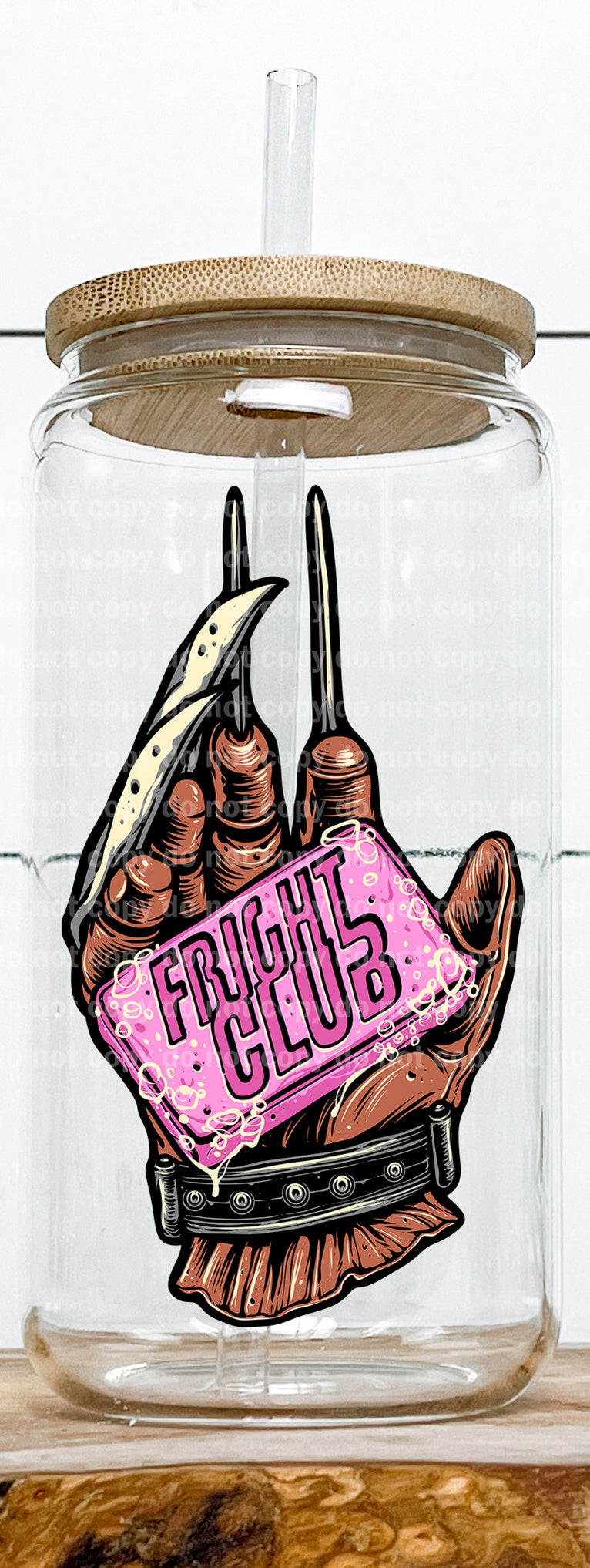 Calcomanía del Club del Miedo 2.5 x 4.5