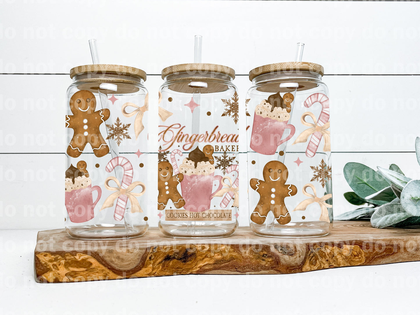 Gingerbread Bakery 16oz Cup Wrap