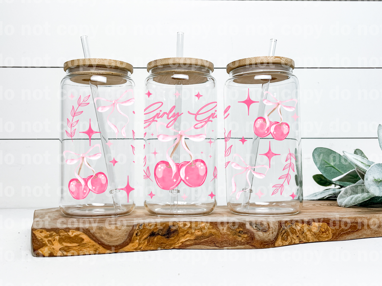 Girly Girl 16oz Cup Wrap