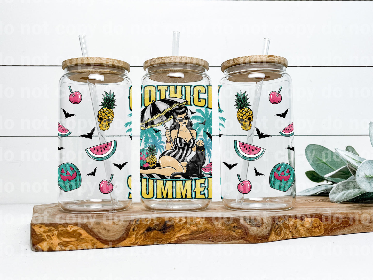 Gothick Summer Light Skin Tone 16oz Cup Wrap