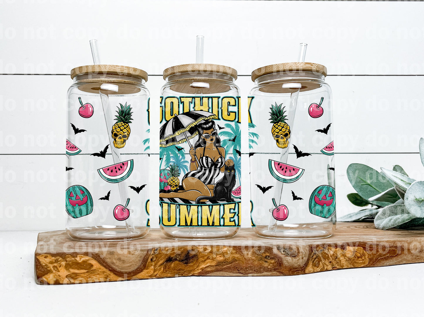 Gothick Summer Medium Skin Tone 16oz Cup Wrap