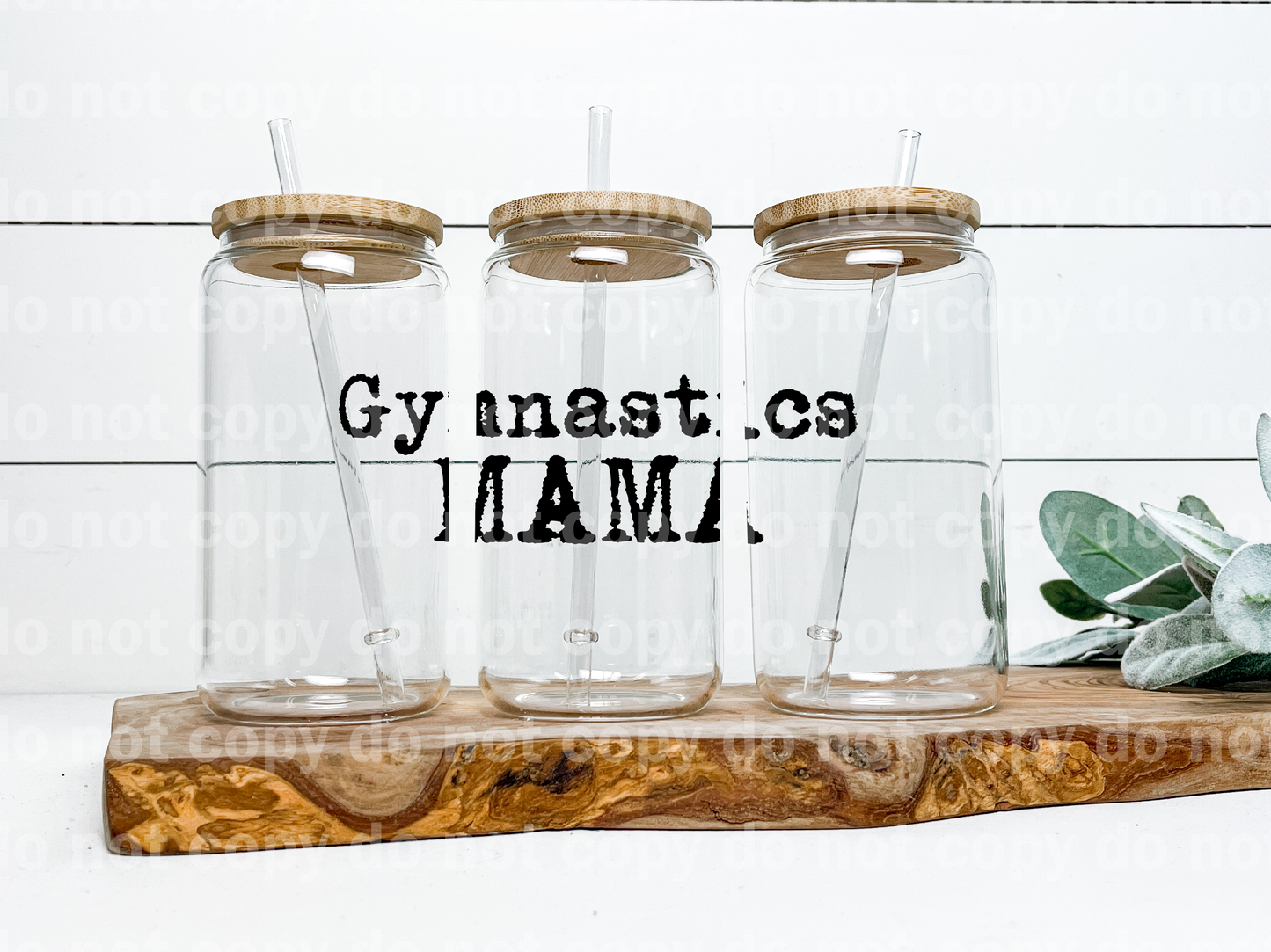 Gymnastics Mama Black Grunge