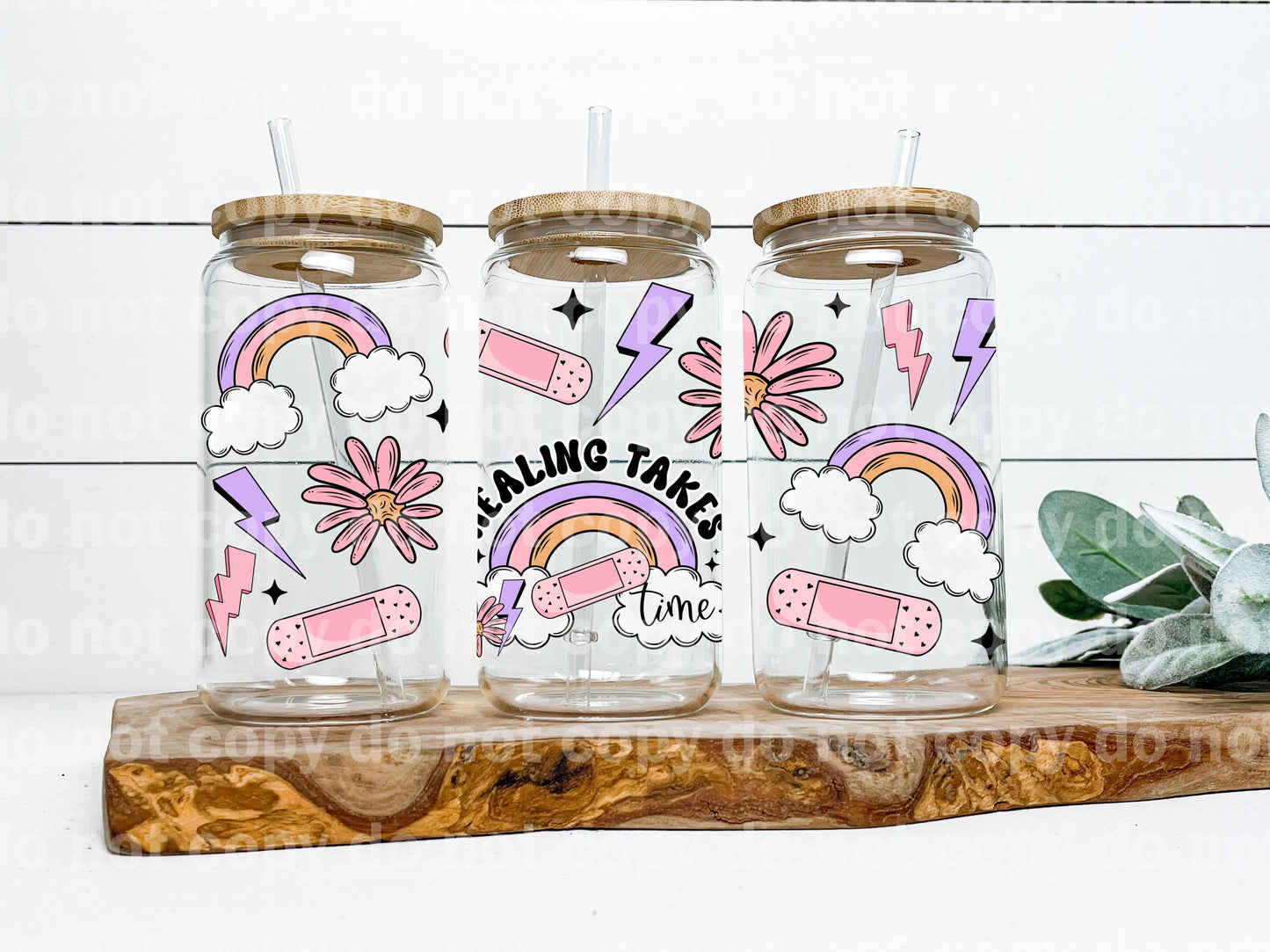 Healing Takes Time 16oz Cup Wrap