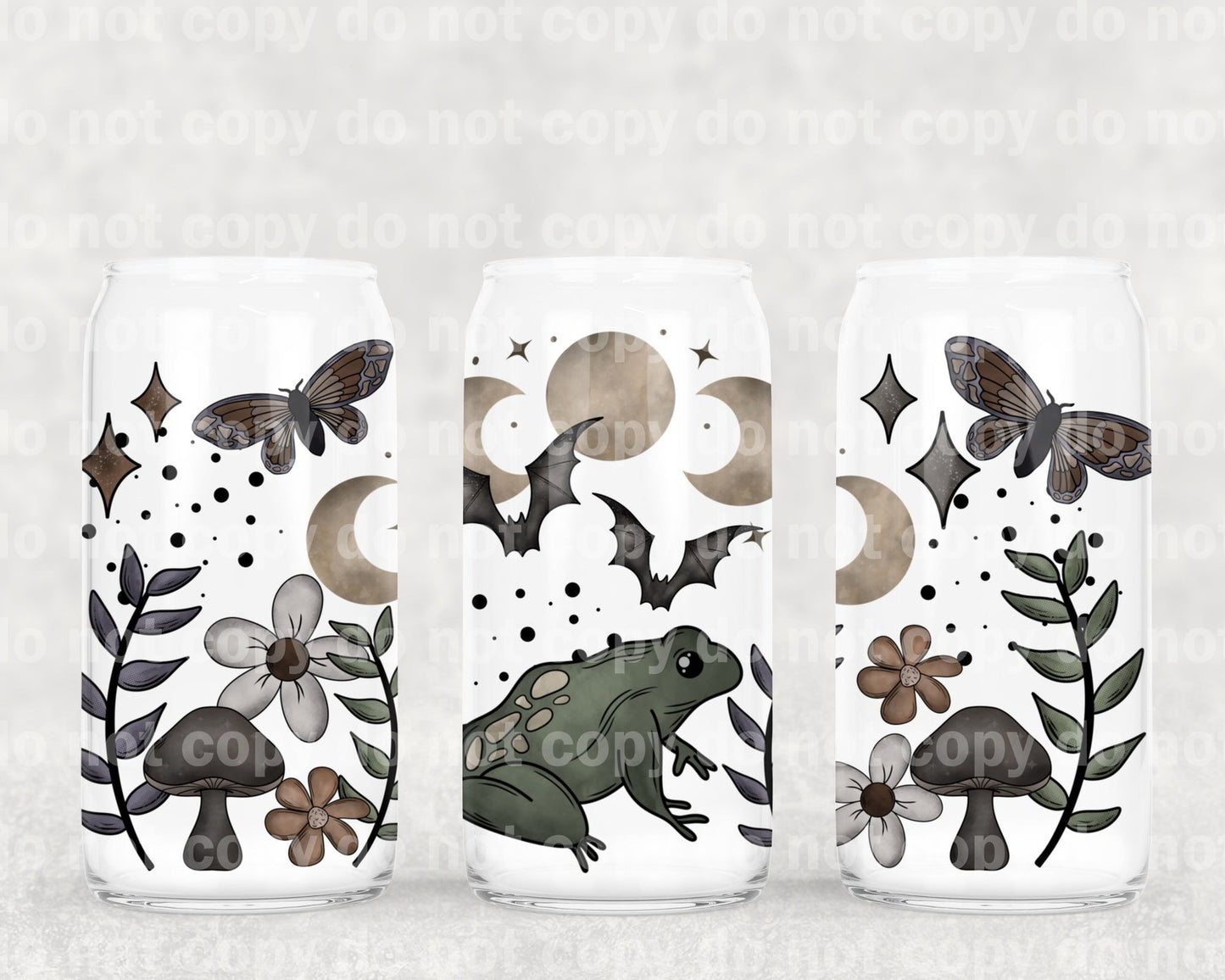 Hello Darkness Frog No Words 16oz Cup Wrap