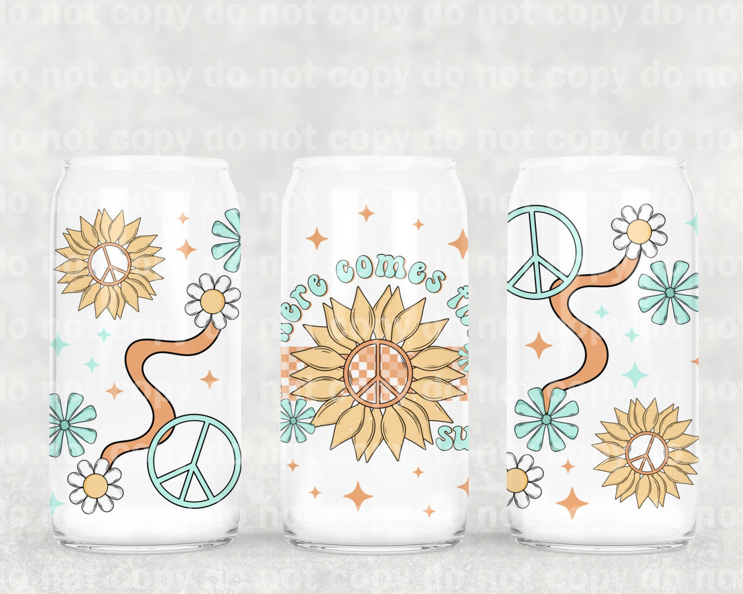 Here Comes The Sun 16oz Cup Wrap