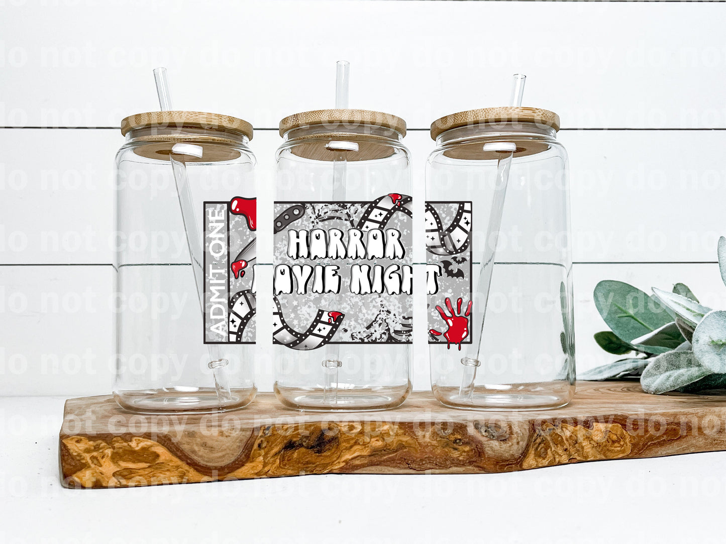 Horror Movie Night Distressed