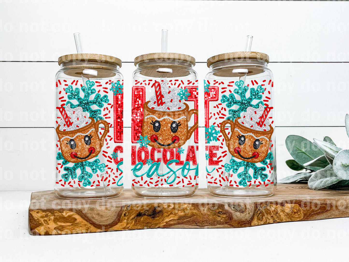 Hot Chocolate Season 16oz Cup Wrap