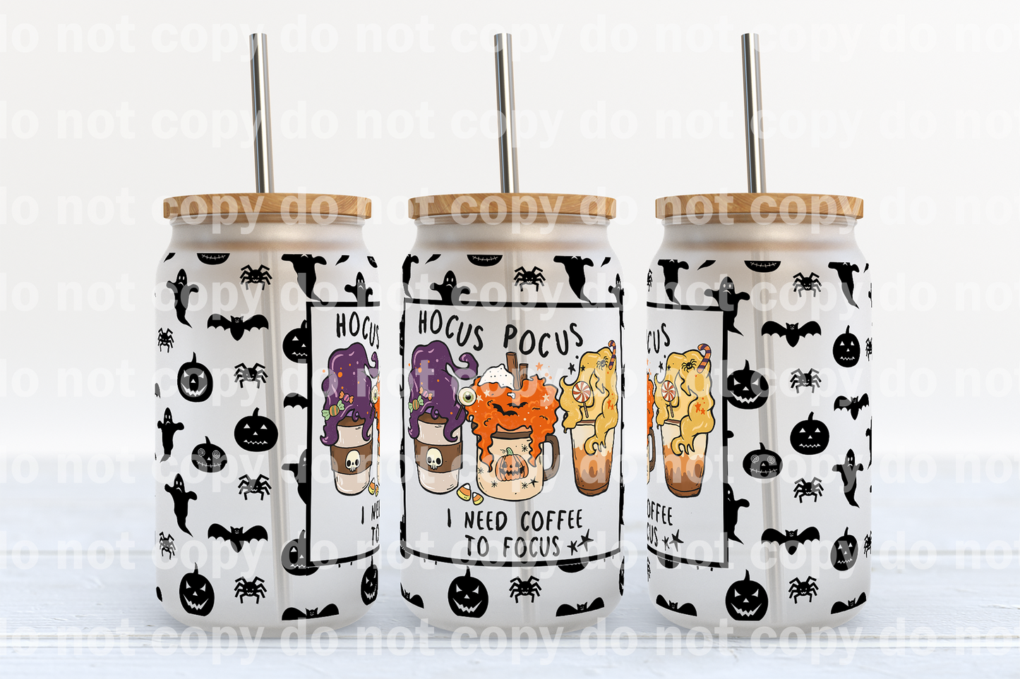 Hp I Need Coffee To Focus 16oz Cup Wrap