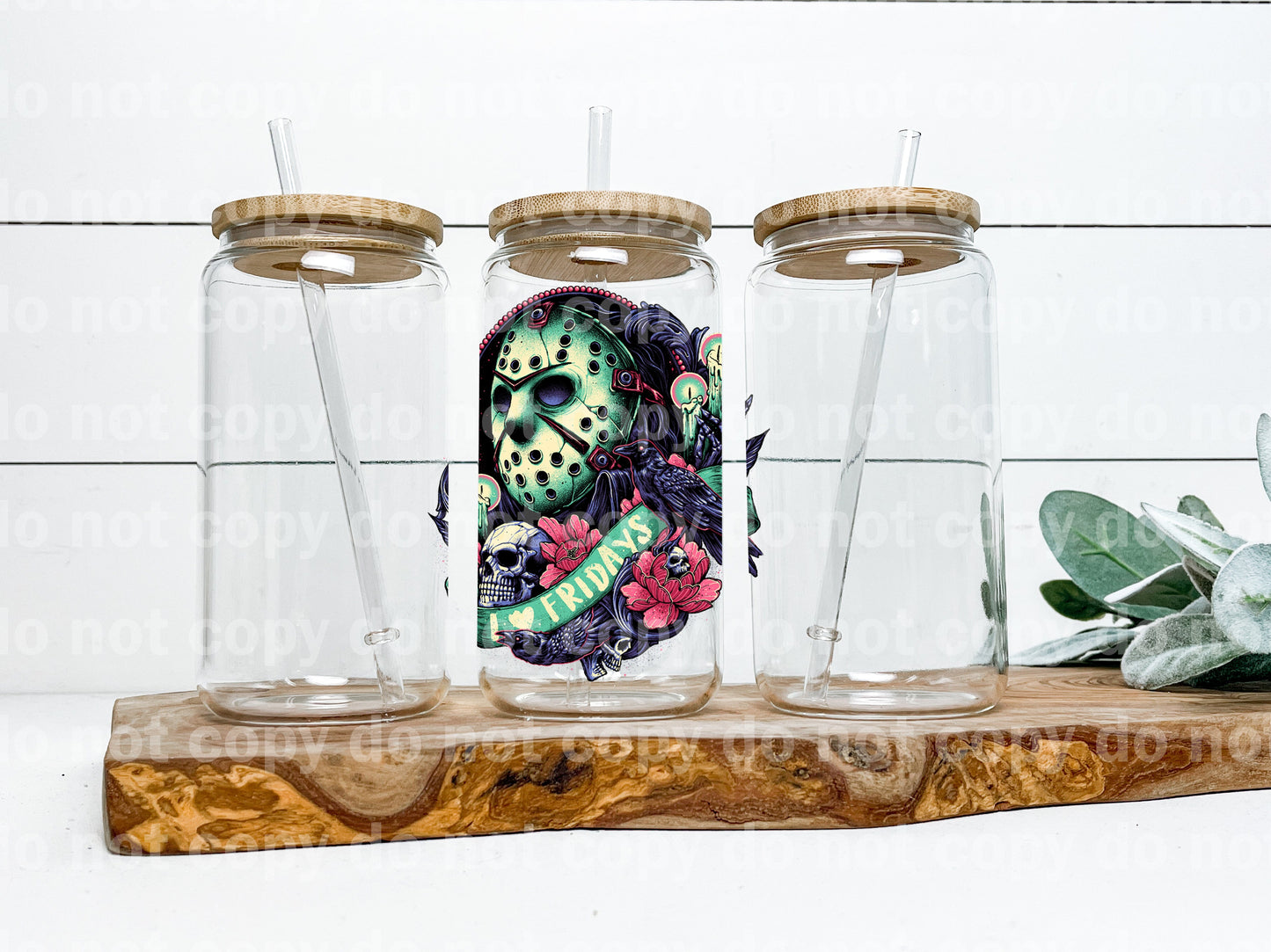 I Love Fridays Jason Decal 3.8 x 4.5